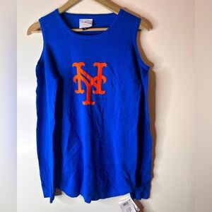 New York Mets Women's open shoulder sweater